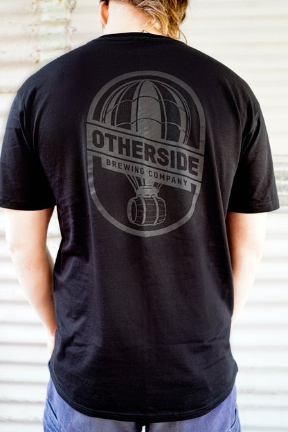 Otherside Logo Tee - Black on Black