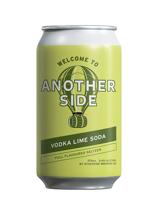 Vodka Lime Soda Seltzer